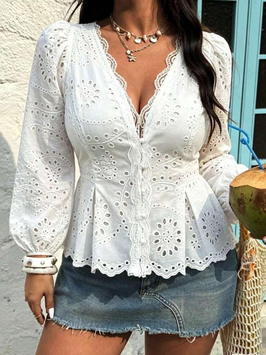 SHEIN BIAŁA BLUZKA GUZIKI S06__46