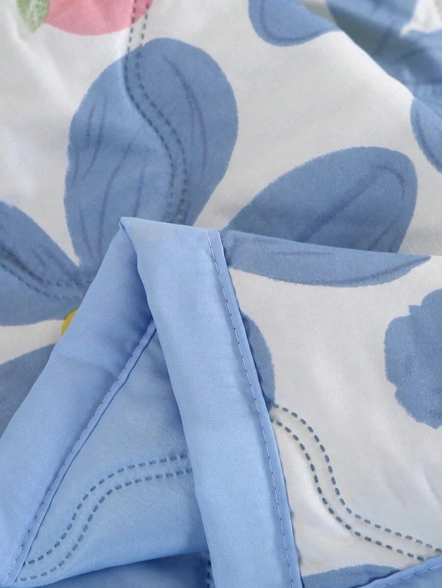 SHEIN BIAŁA KOŁDRA KWIATY S07__200X230