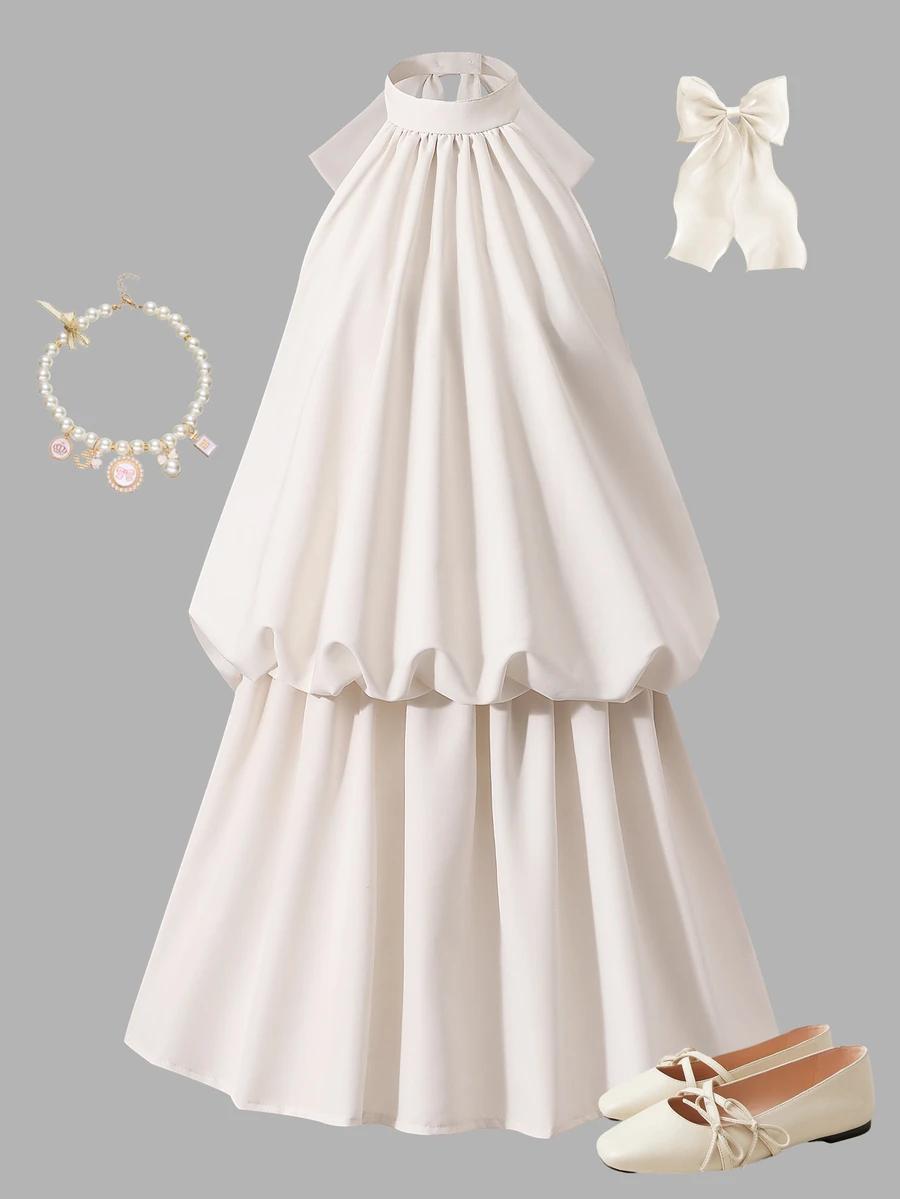 SHEIN KREMOWA MINI SUKIENKA S06__166-172