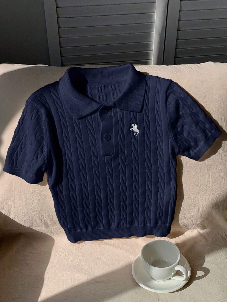 COMFORTCANA DZIANINOWA KOSZULKA POLO SPLOT PK01__S