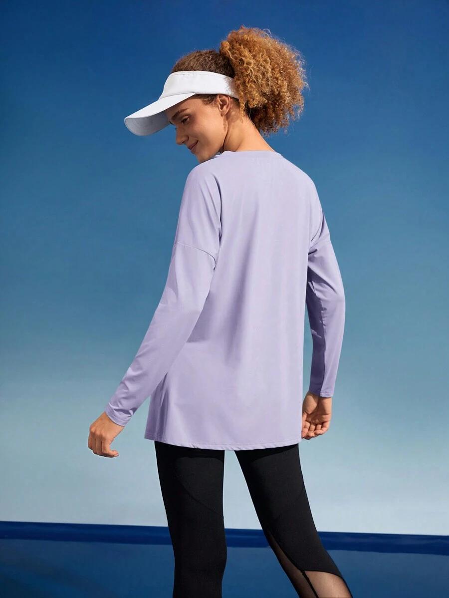 IN MY NATURE FIOLETOWA BLUZKA SPORTOWA S06__XL