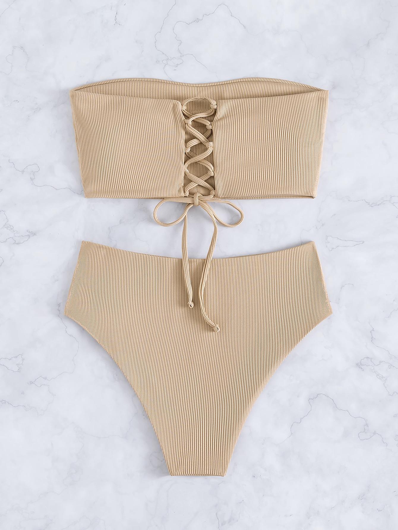 SHEIN DWUCZĘŚCIOWY STRÓJ KĄPIELOWY S09__S