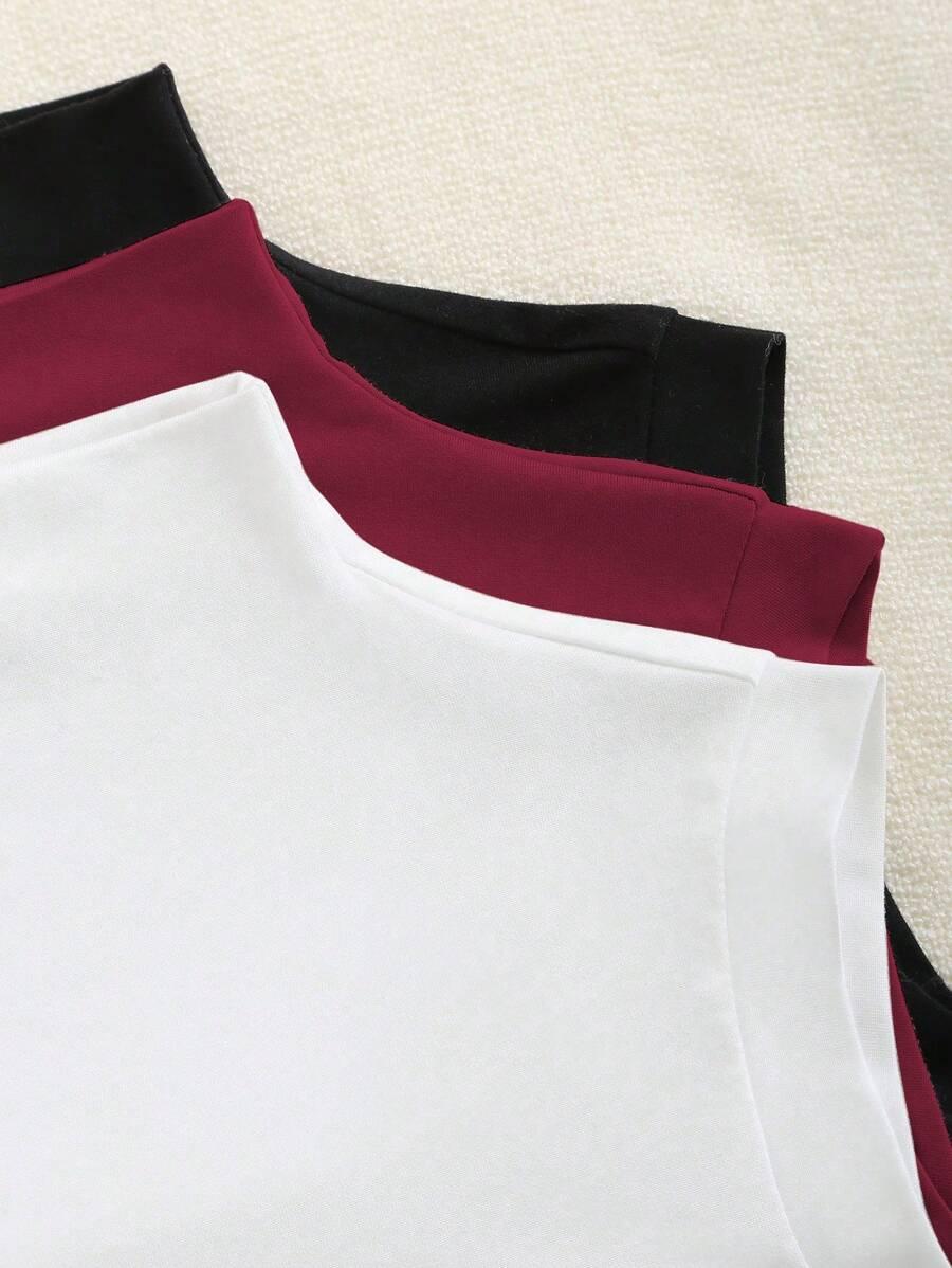 SHEIN TOP GŁADKI 3-PACK S06__S