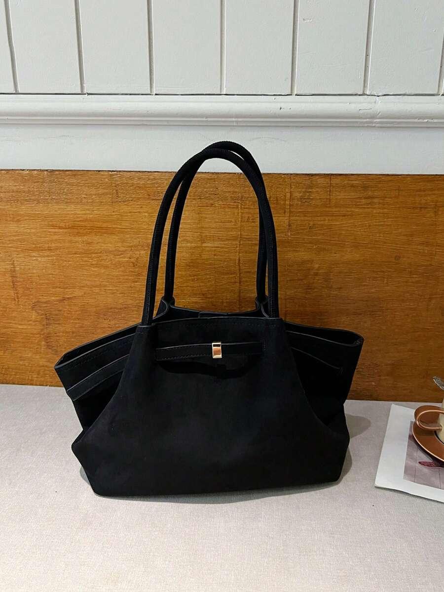 SHEIN CZARNA KLASYCZNA TOREBKA S07__30X13X21
