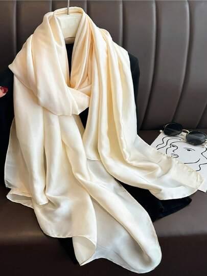 SHEIN BEŻOWA CHUSTA SZAL S07__185