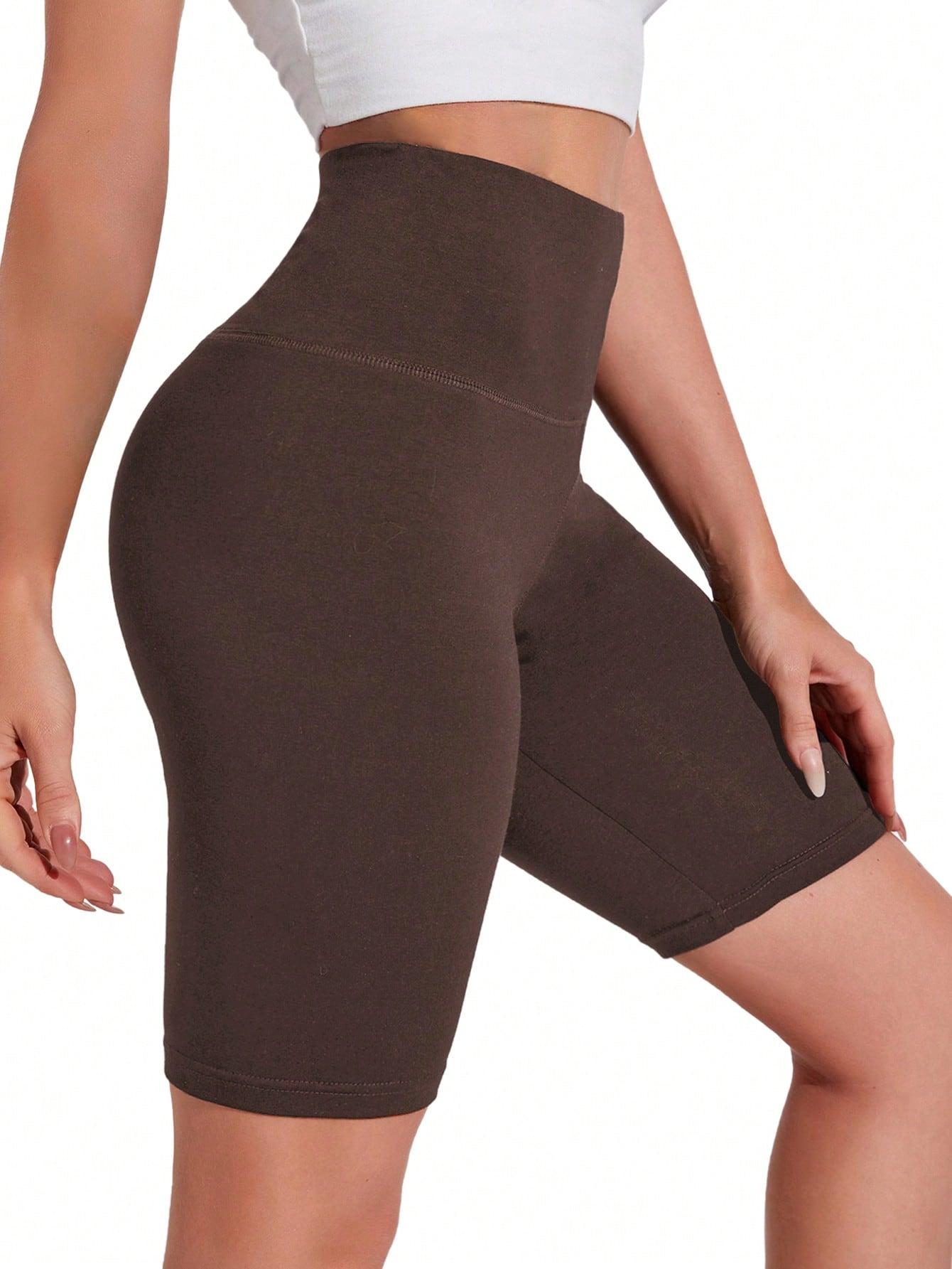 SHEIN BRĄZOWE SPODENKI CASUAL S06__XL