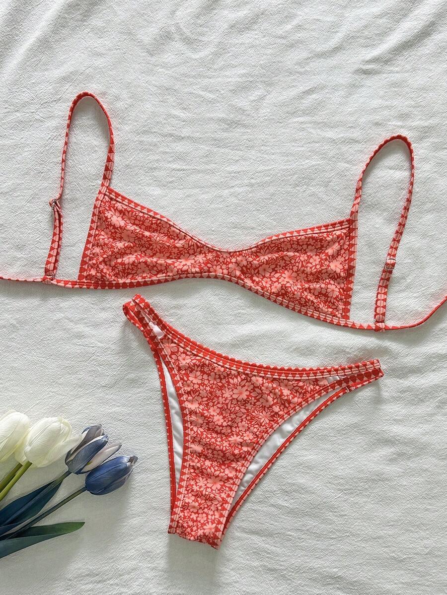 SHEIN DWUCZĘŚCIOWY STRÓJ KĄPIELOWY S09__M