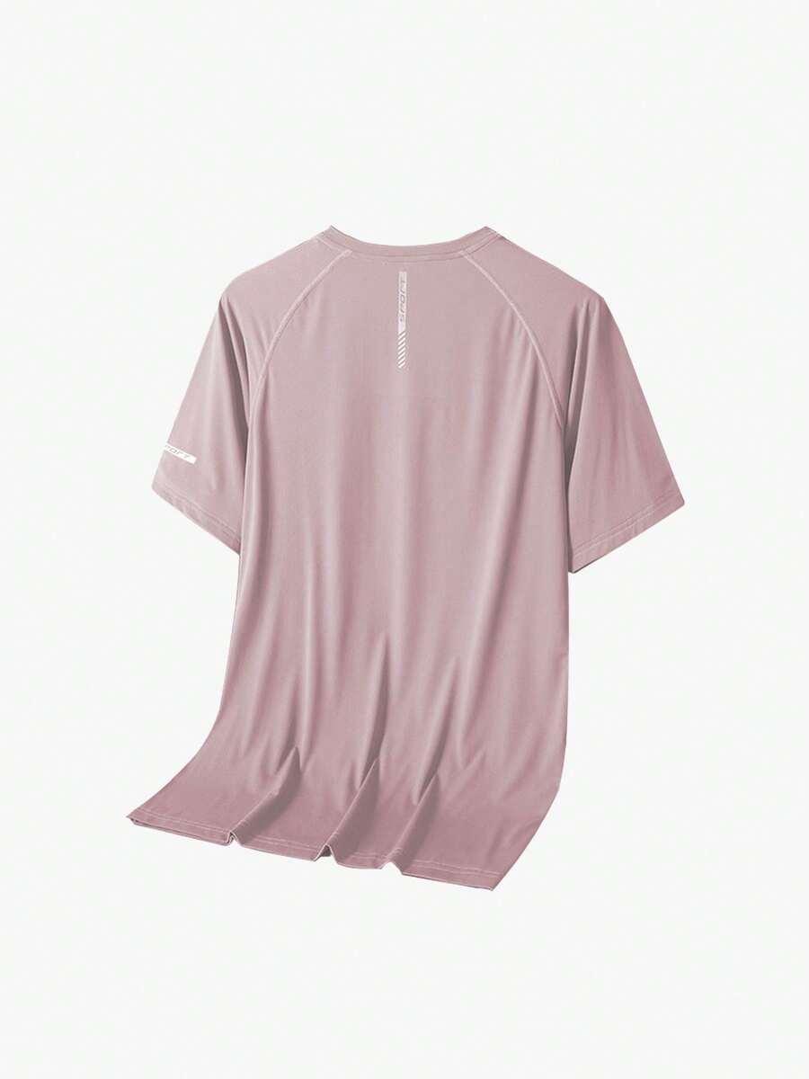 SHEIN RÓŻOWA KOSZULKA SPORTOWA PK01__48
