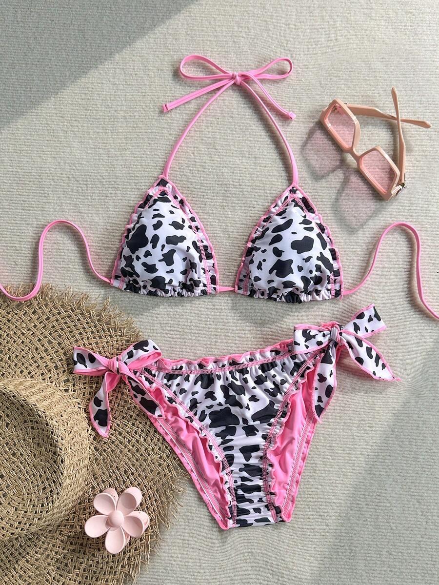 SOLEIA DWUCZĘŚCIOWY STRÓJ KĄPIELOWY ANIMAL PRINT S09__S