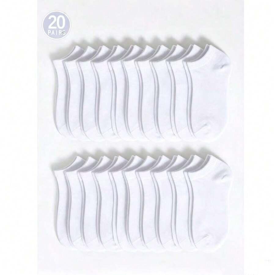SHEIN BIAŁE SKARPETY 10-PACK S06__40-43