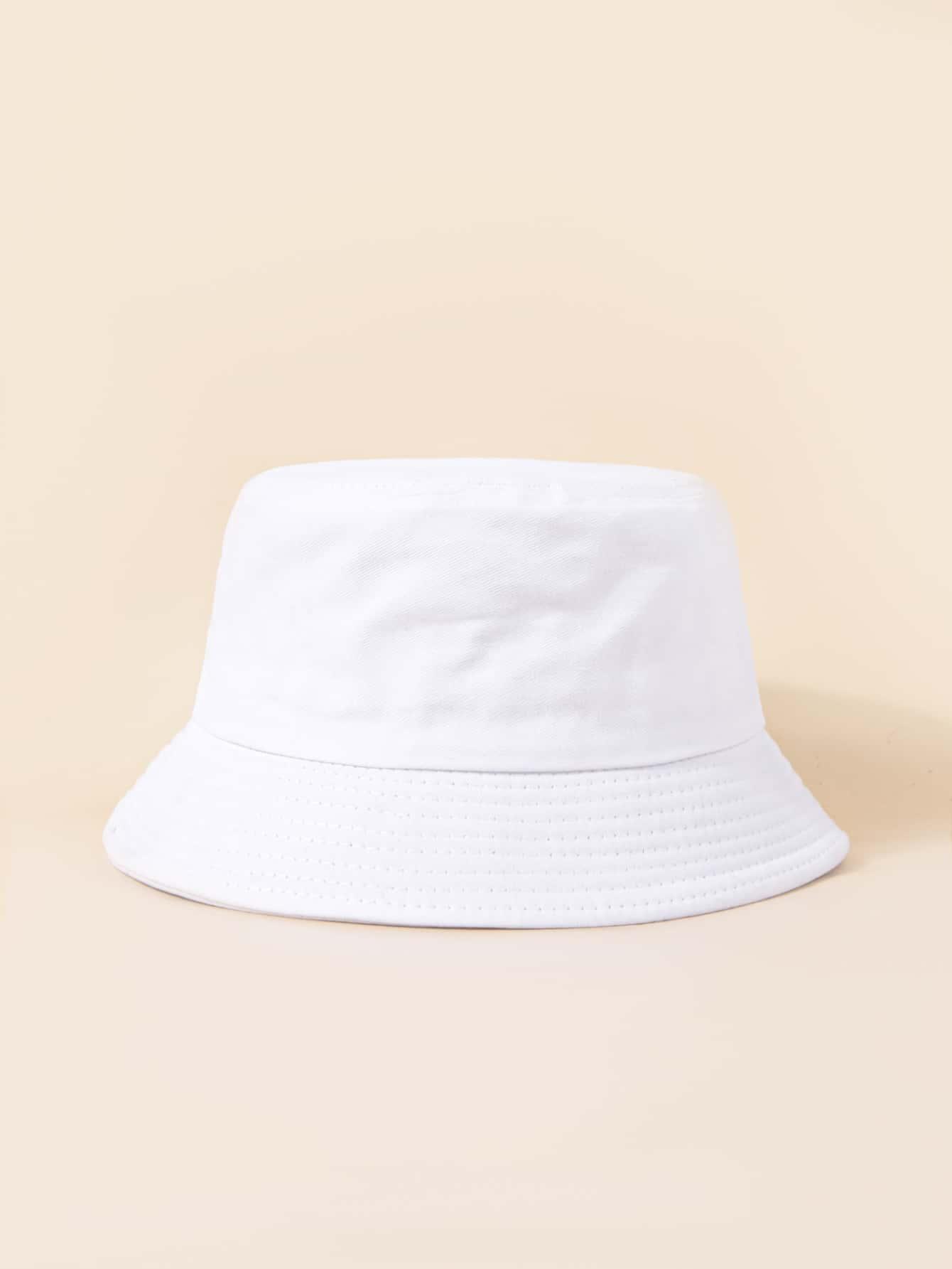 SHEIN BIAŁY KAPELUSZ BUCKET S07
