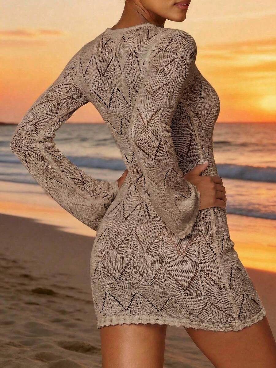 SHEIN SUKIENKA PLAŻOWA WYCIĘCIE PK01__S