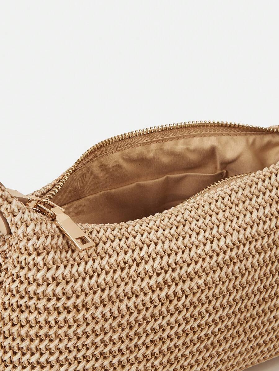 SHEIN BEŻOWA TOREBKA ZAMEK S07__26X15