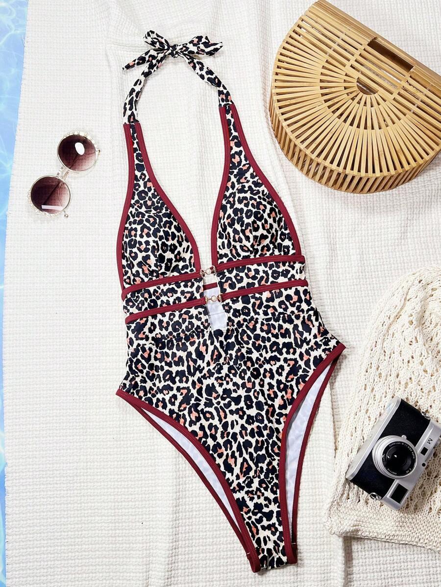 SWIM CHICCIA JEDNOCZĘŚCIOWY STRÓJ KĄPIELOWY ANIMAL PRINT S09__S