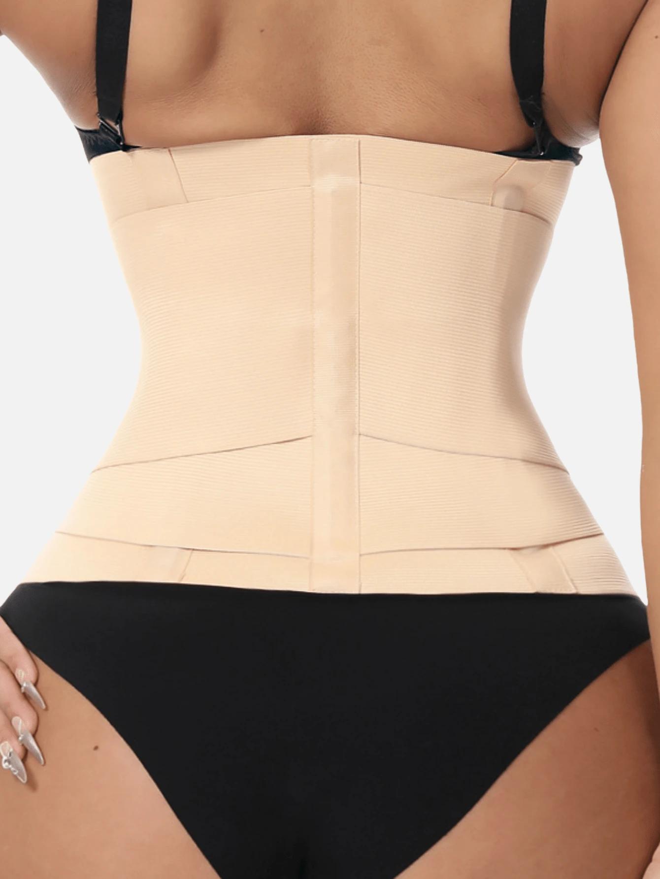 SHEIN BEŻOWY GORSET MODELUJĄCY S07__XXL