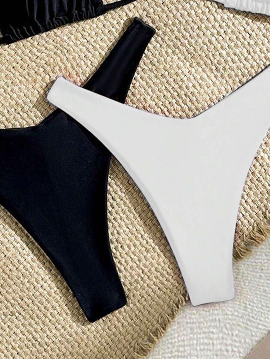 SHEIN DWUCZĘŚCIOWY STRÓJ KĄPIELOWY 2-PACK S09__S
