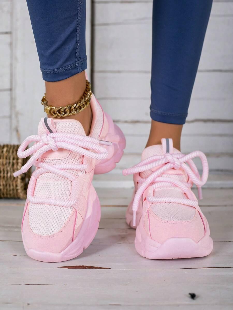 SHEIN RÓŻOWE BUTY SPORTOWE S06__38