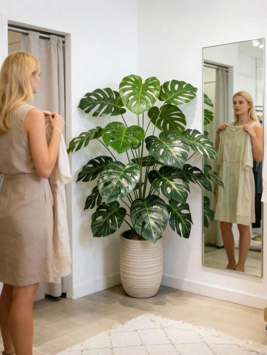SHEIN SZTUCZNY KWIAT MONSTERA S07__100