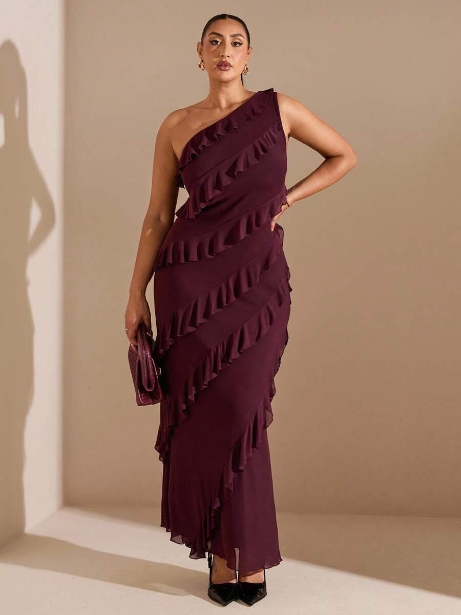 SHEIN BORDOWA MAXI SUKIENKA S06__46