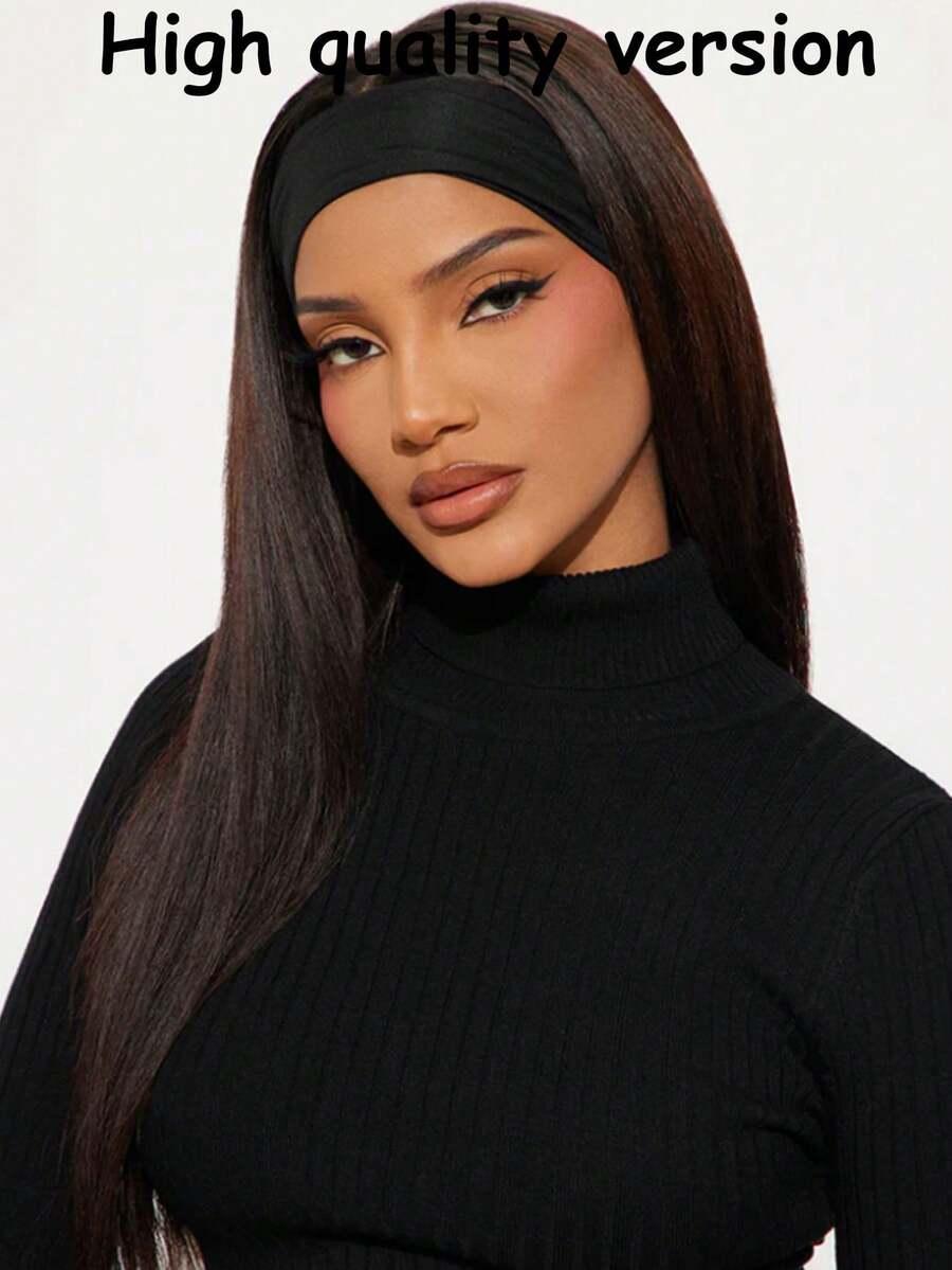 SHEIN CZARNA OPASKA NA GŁOWĘ S07__