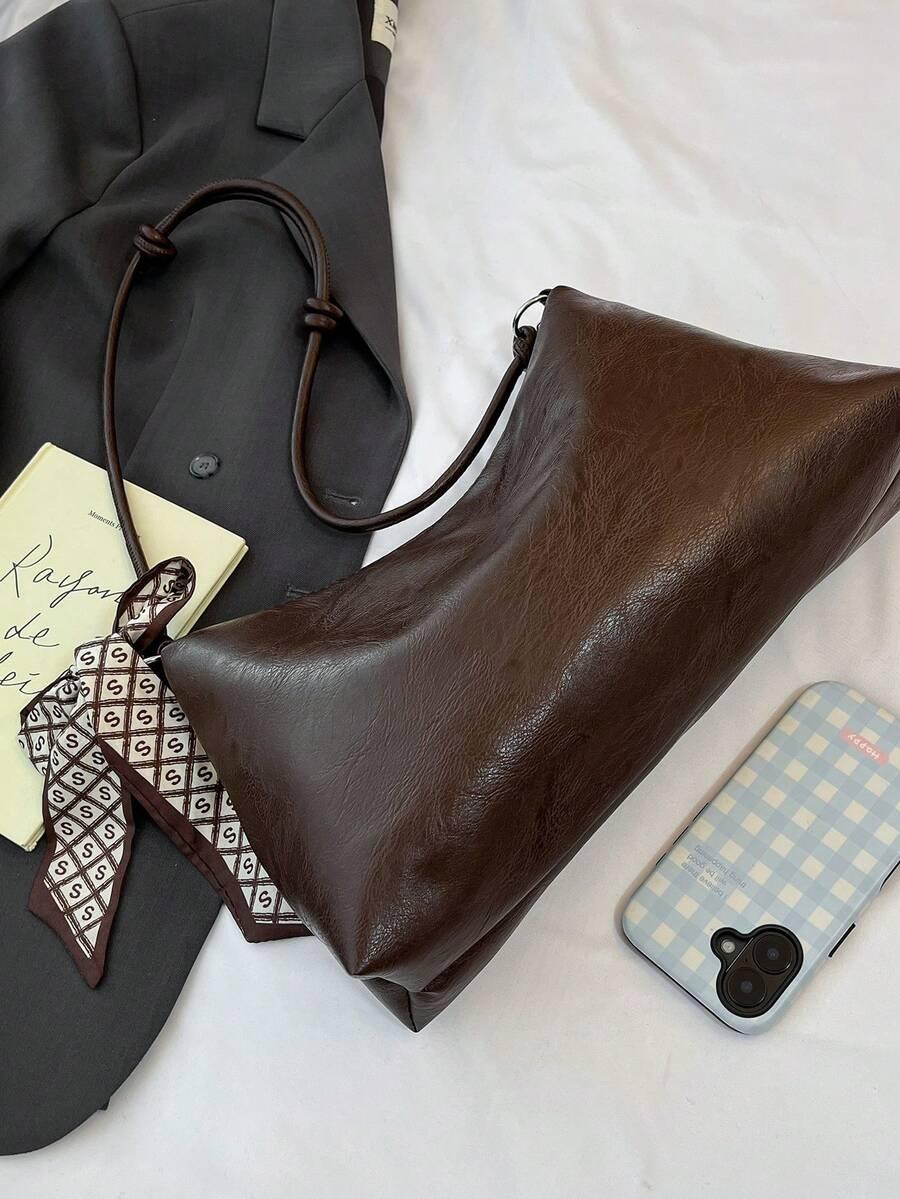 SHEIN BRĄZOWA TOREBKA NA RAMIĘ S07__39X21