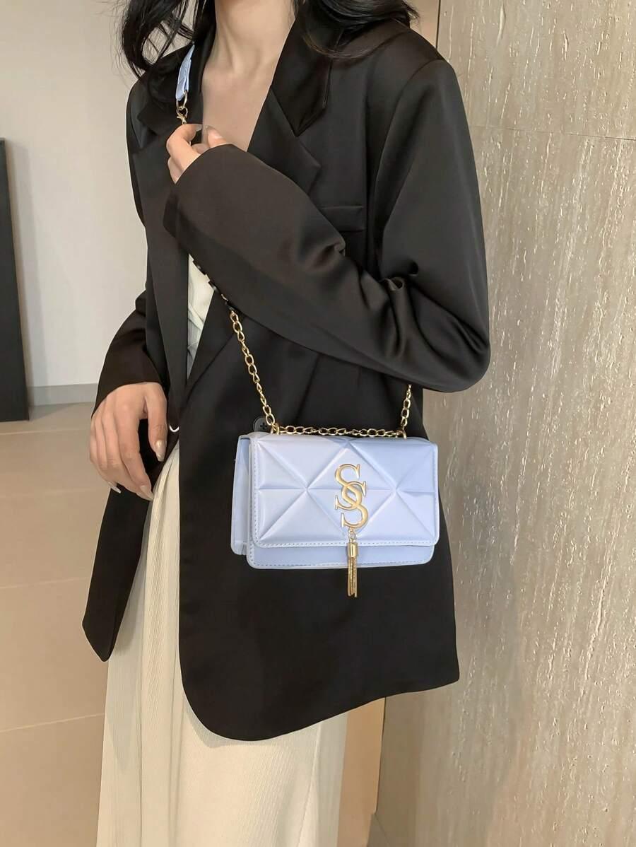 SHEIN NIEBIESKA TOREBKA NA RAMIĘ S07__19X13