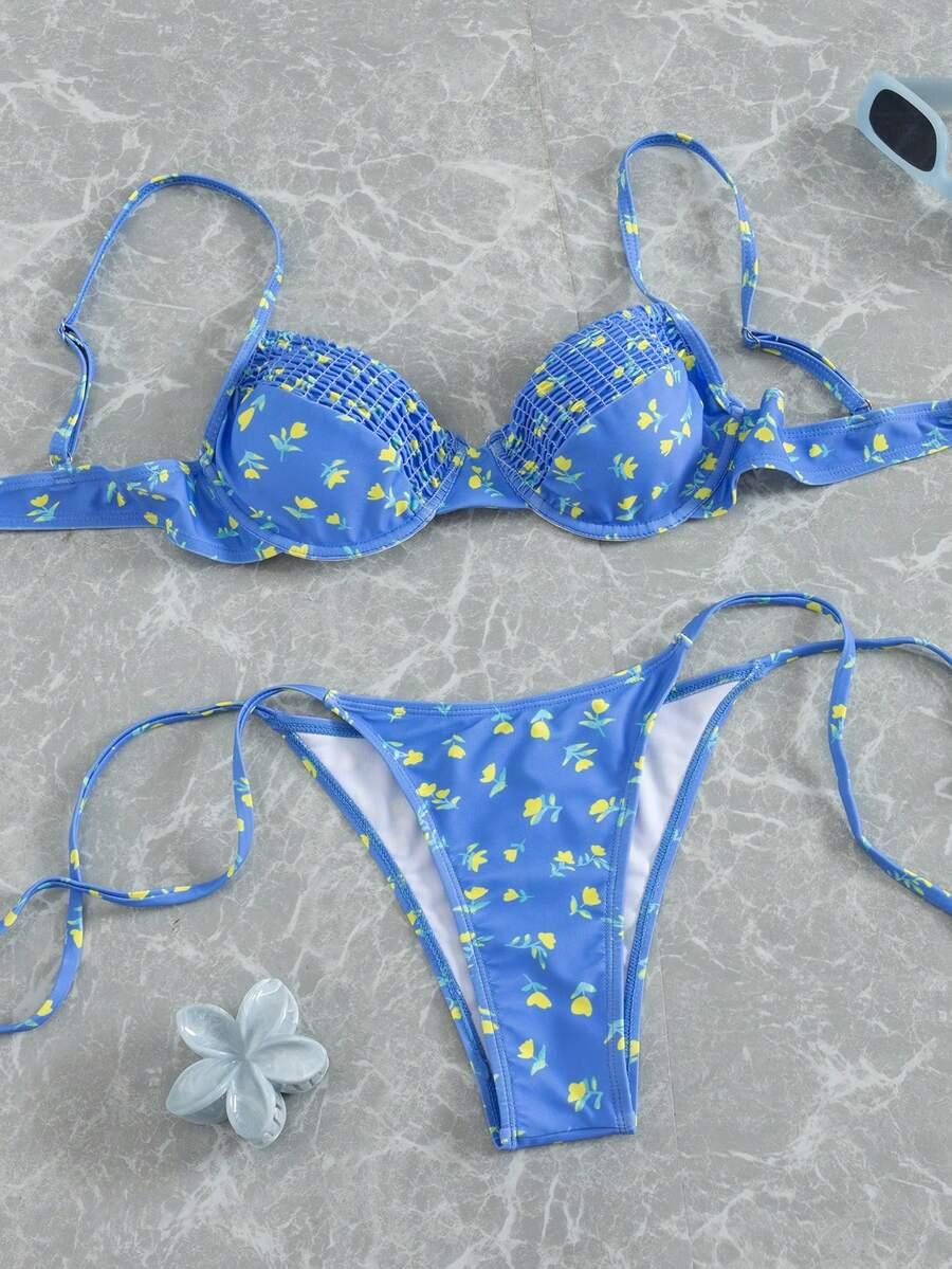 SHEIN DWUCZĘŚCIOWY STRÓJ KĄPIELOWY S09__M