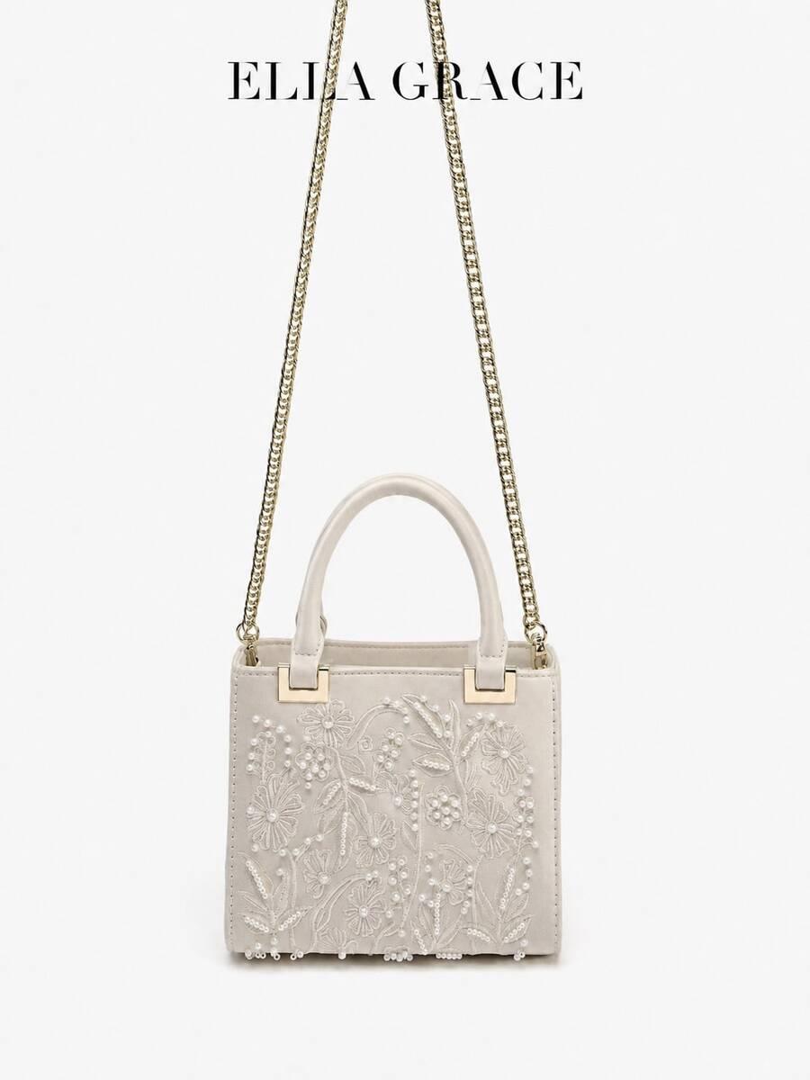 SHEIN BIAŁA TOREBKA NA RAMIĘ S07__17X14,5X6