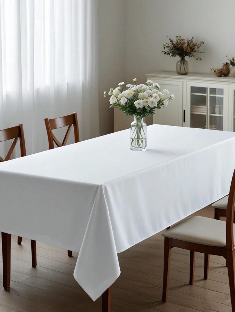 SHEIN BIAŁY OBRUS NA STÓŁ S07__150X150CM