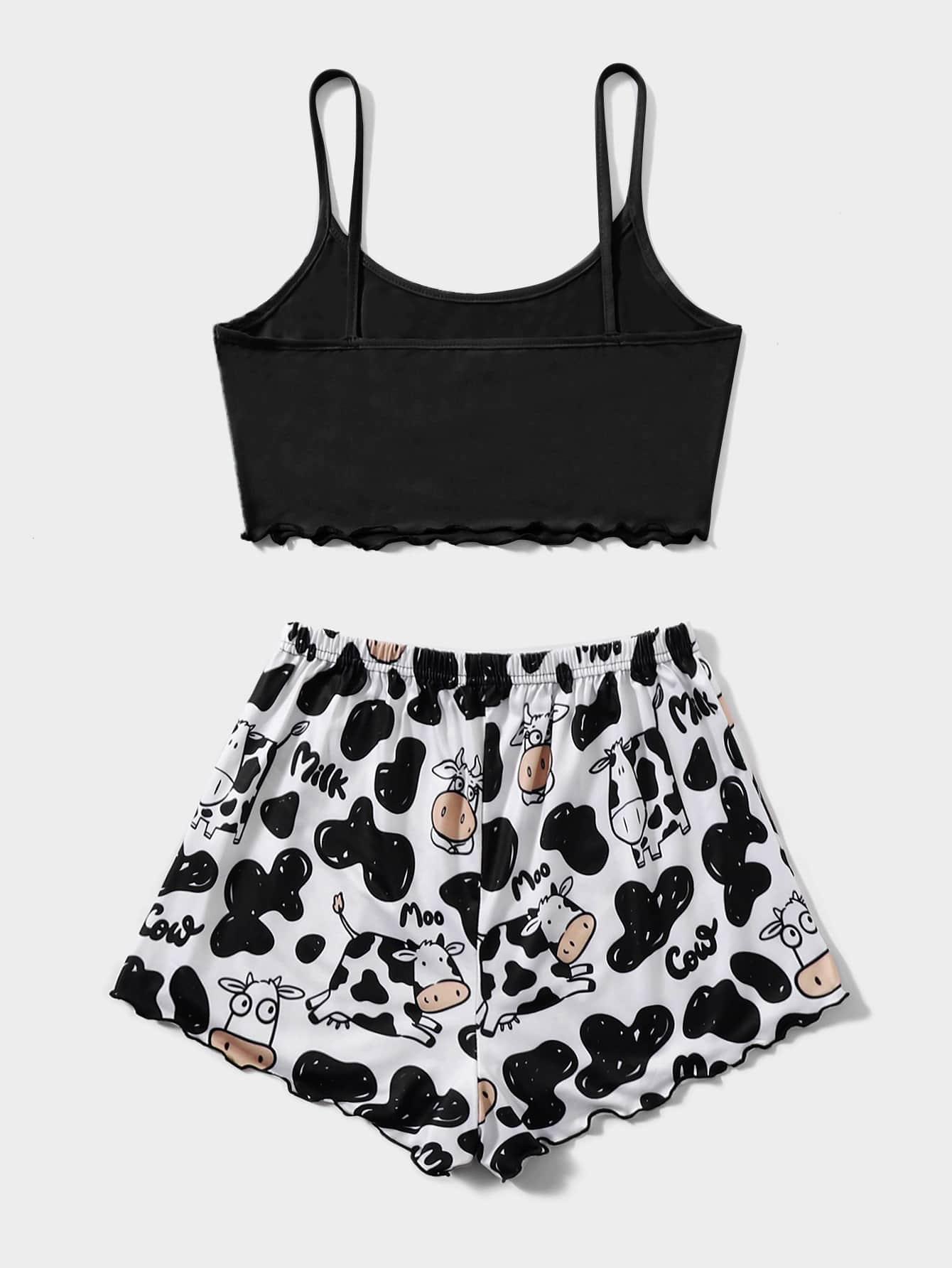SHEIN PIŻAMA TOP SPODENKI S06__48