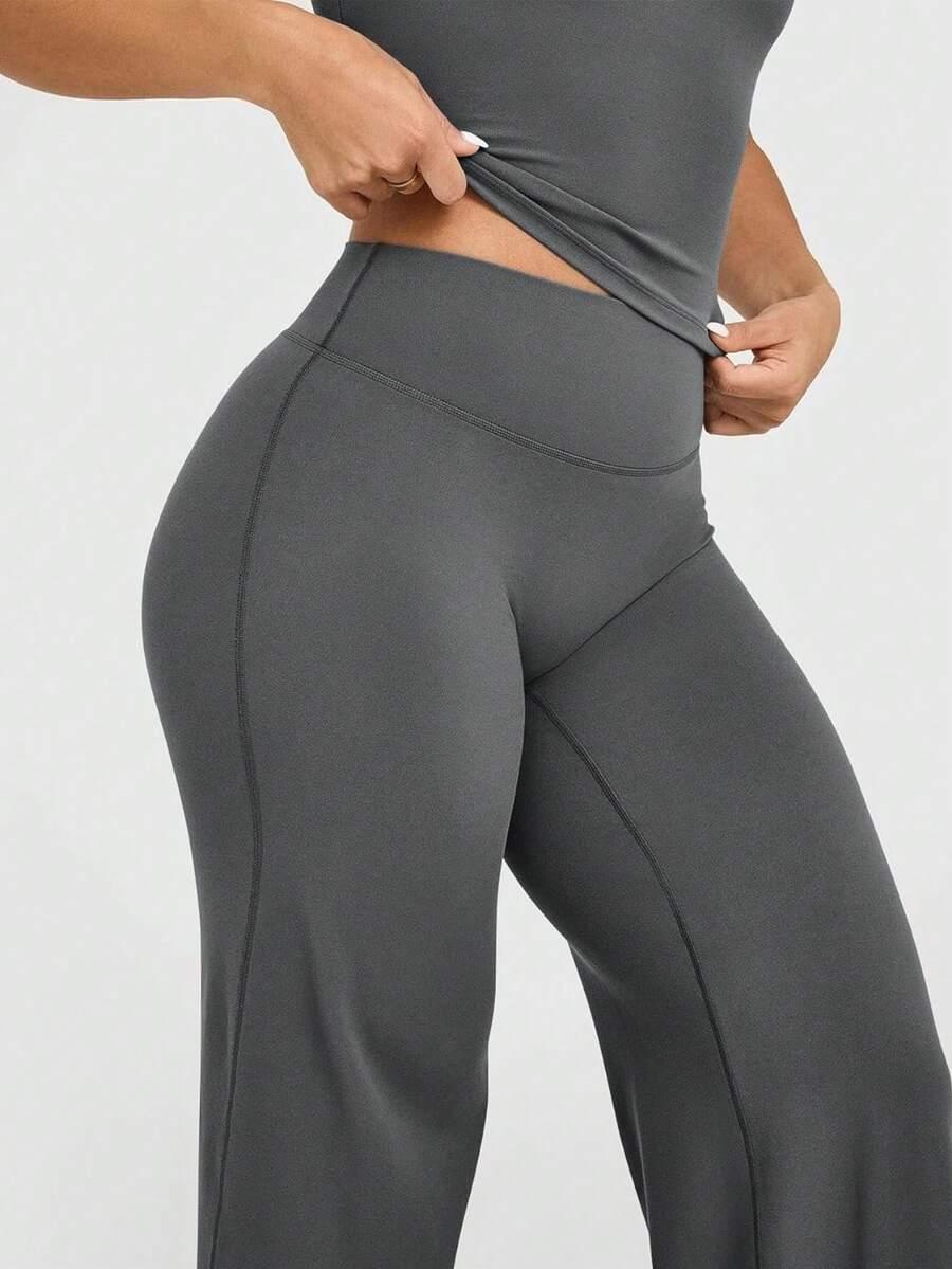 SHEIN SZARE SPODNIE PROSTA NOGAWKA S06__XXS