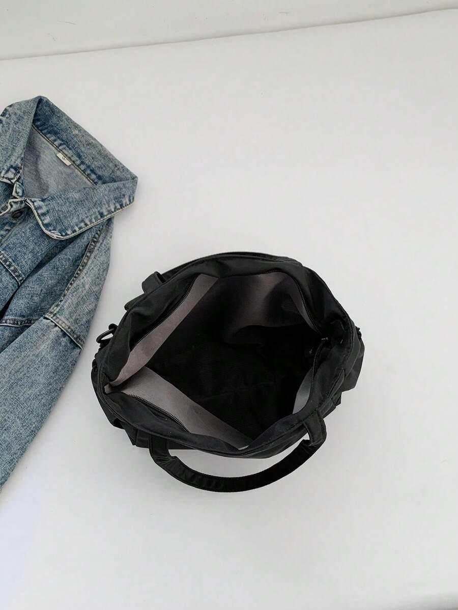 SHEIN CZARNA TORBA NA RAMIĘ S07__29X11X31