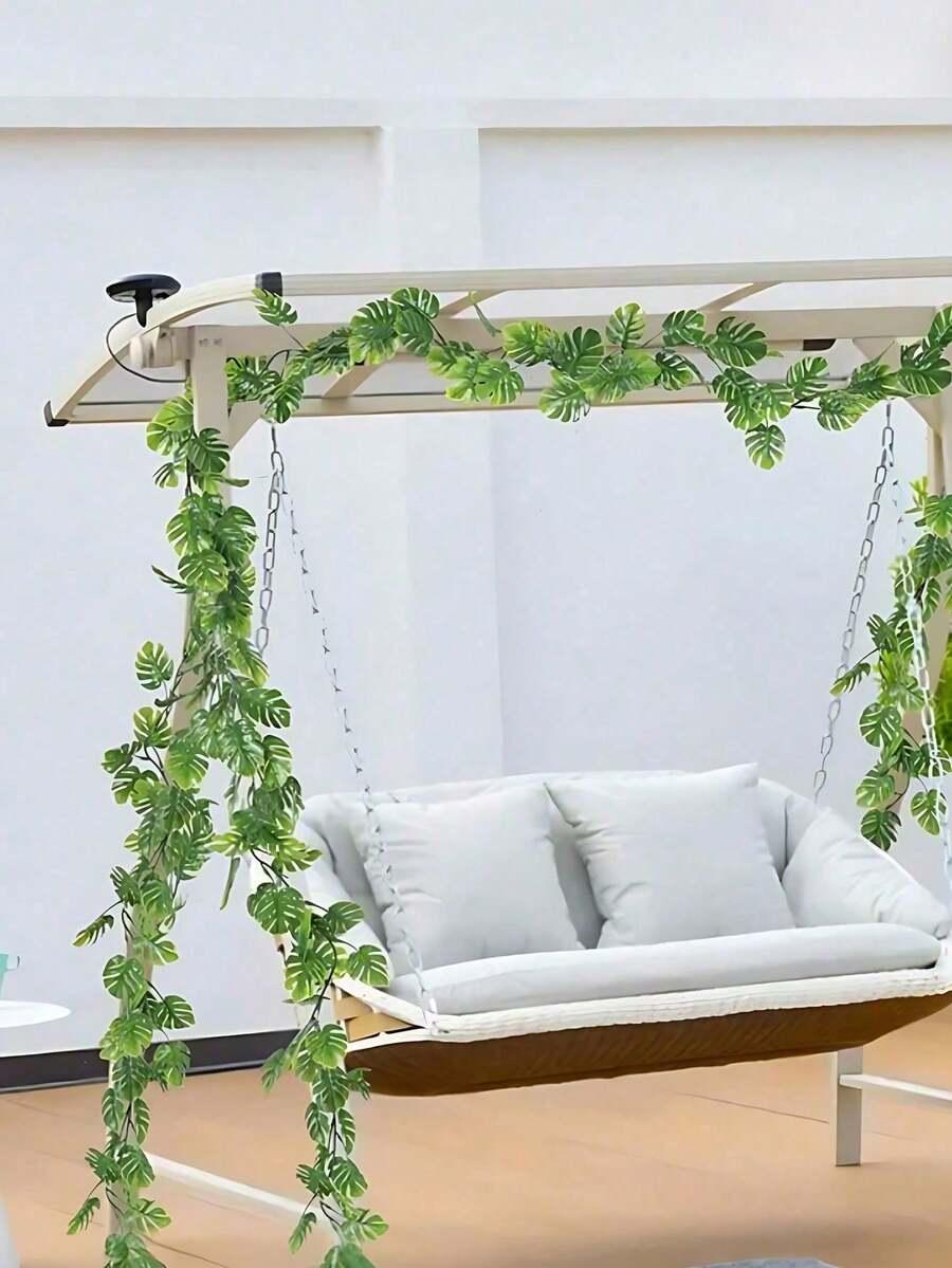 SHEIN SZTUCZNY KWIAT BLUSZCZ MONSTERA S07__172CM