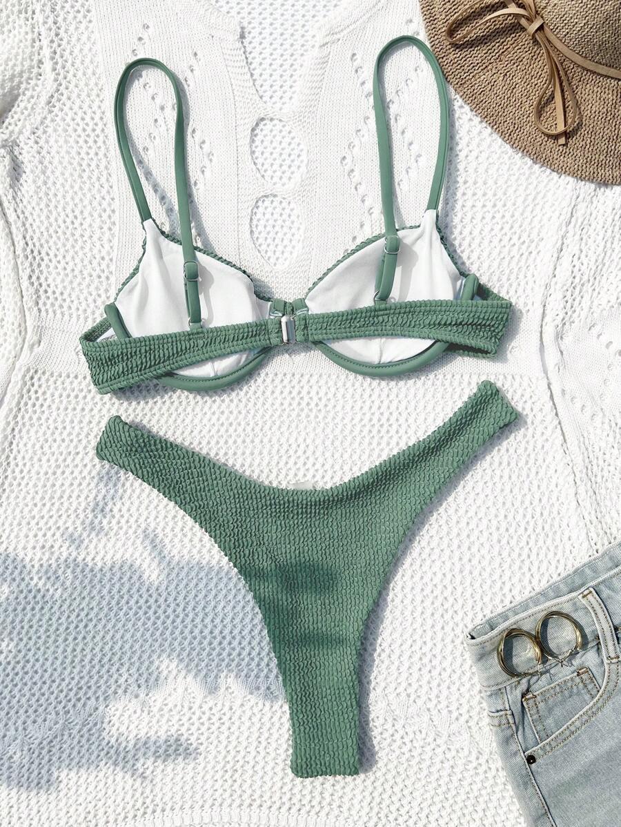 SHEIN DWUCZĘŚCIOWY STRÓJ KĄPIELOWY S09__S