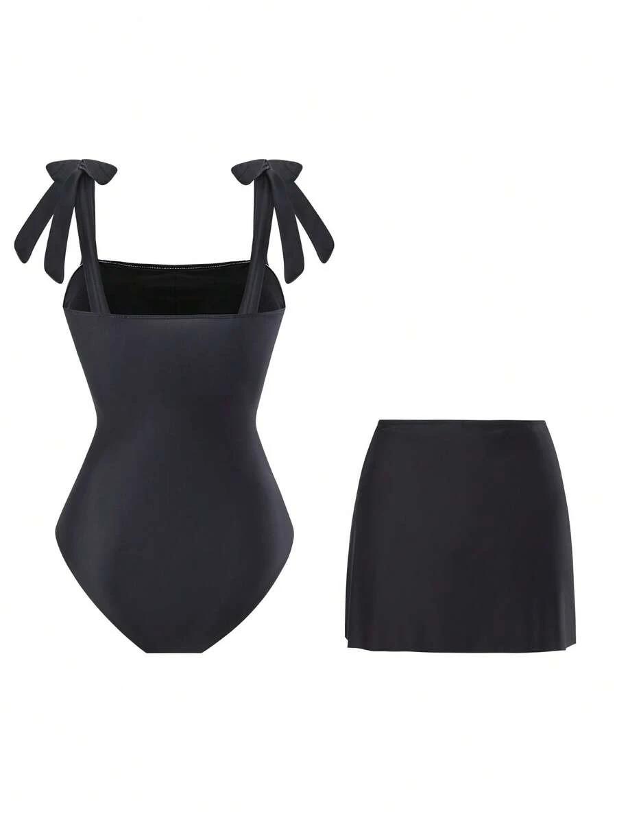 SHEIN JEDNOCZĘŚCIOWY STRÓJ KĄPIELOWY PAREO S09__XL