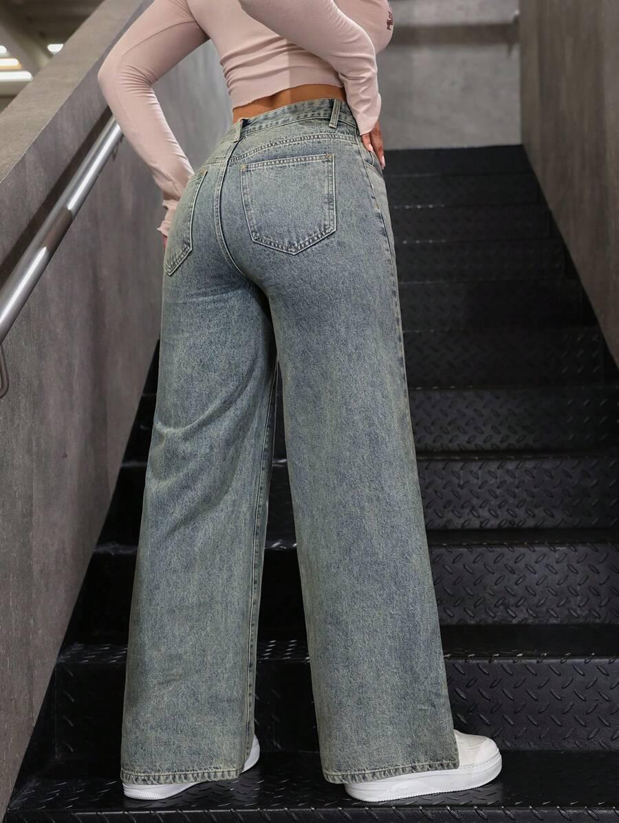 SHEIN NIEBIESKIE SPODNIE JEANS S06__M