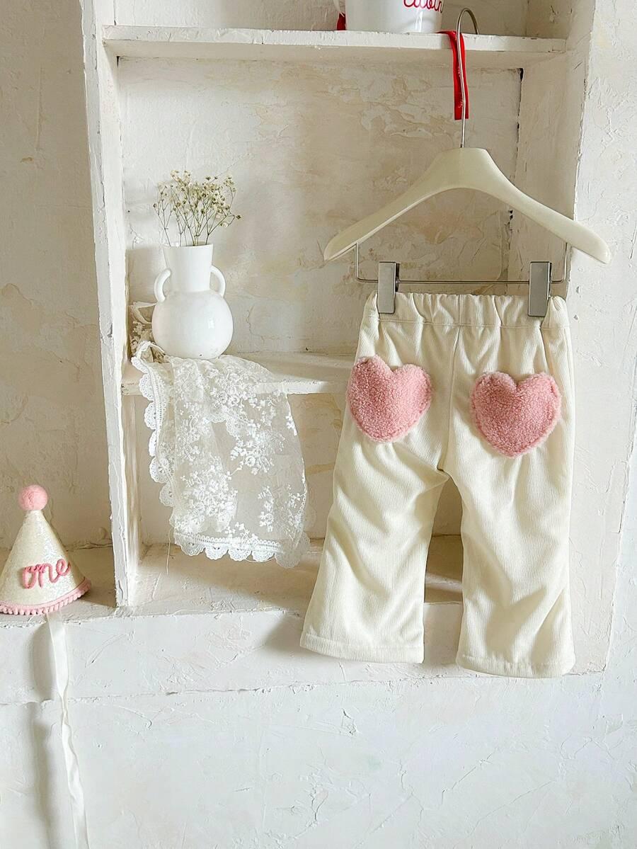 SHEIN OCIEPLANE SPODNIE KIESZENIE SERCA PK01__74/80