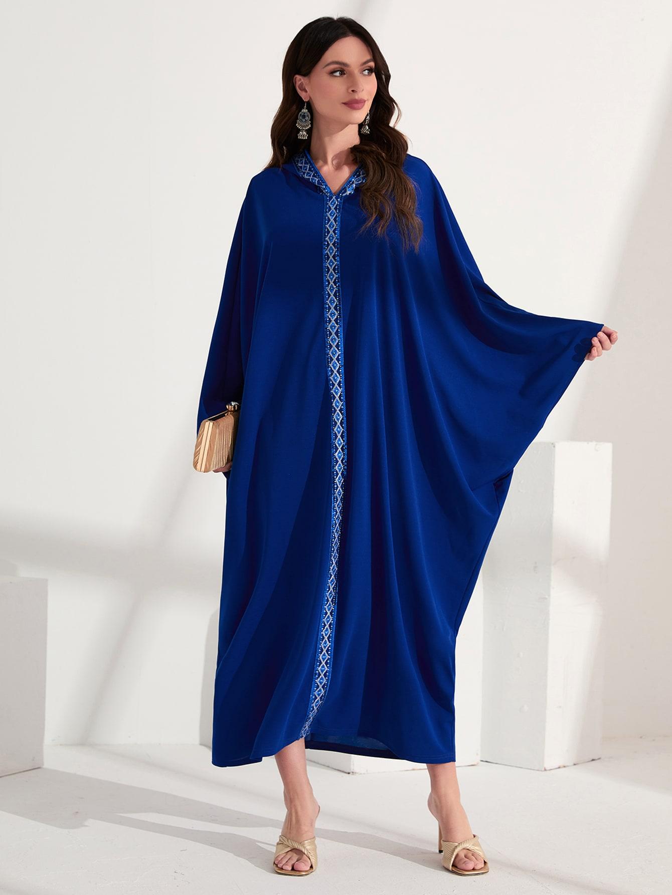 SHEIN GRANATOWA MAXI SUKIENKA S06__L