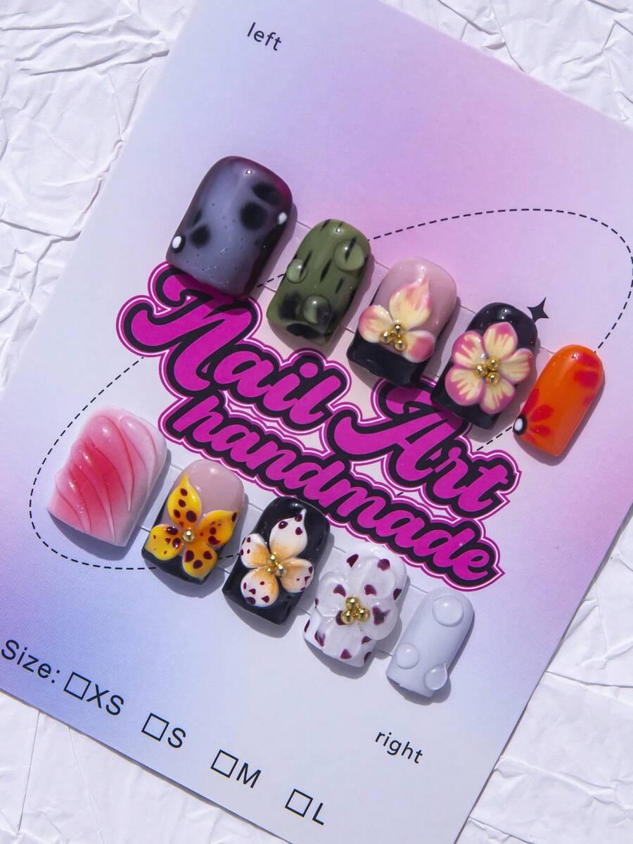 SHEIN SZTUCZNE PAZNOKCIE TIPSY S S07__S