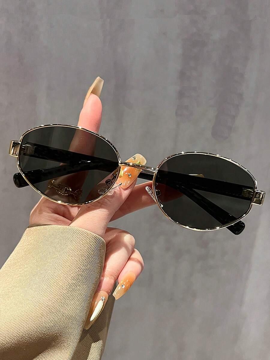 SHEIN CZARNE OKULARY PRZECIWSŁONECZNE S07