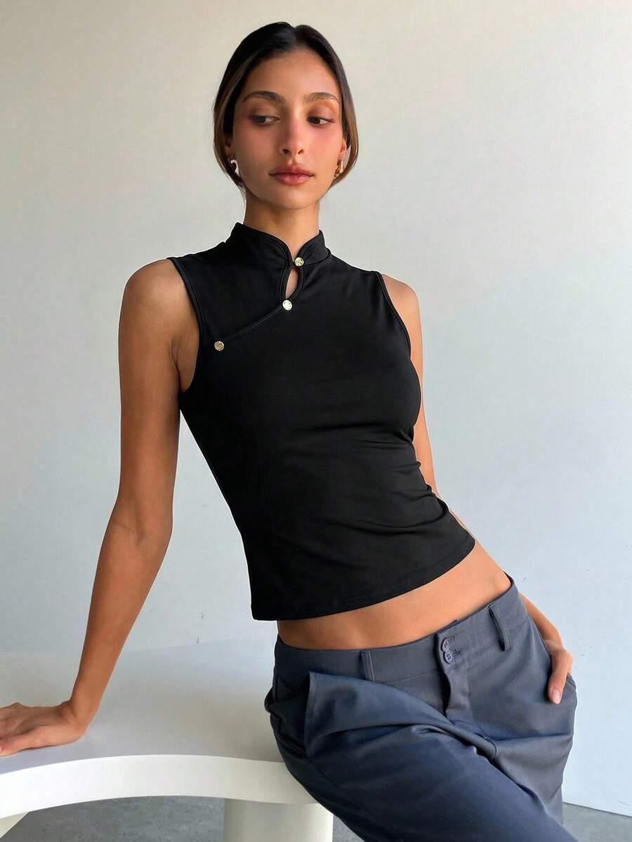 SHEIN BLUZKA BEZ RĘKAWÓW S06__XS