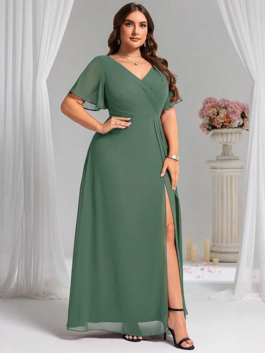 EVERPRETTY ZIELONA SUKIENKA MAXI S06__50
