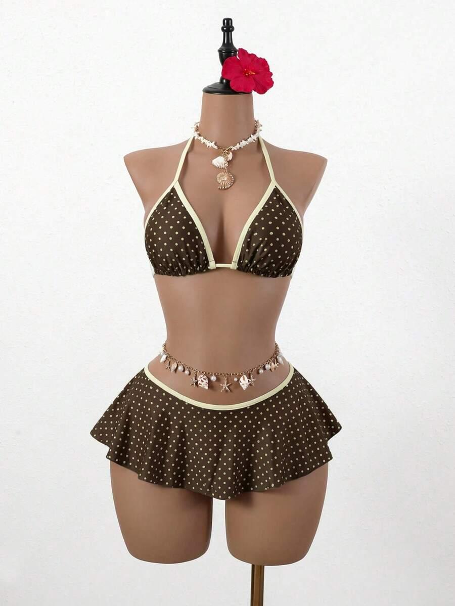 SHEIN DWUCZĘŚCIOWY STRÓJ KĄPIELOWY S09__M