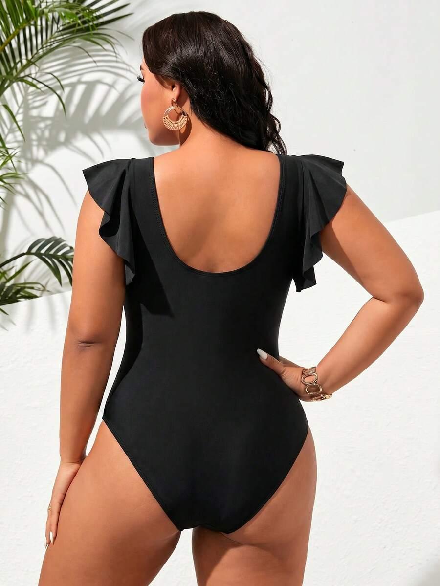 SWIM LUSHOIRE CZARNY JEDNOCZĘŚCIOWY STRÓJ KĄPIELOWY S09__50