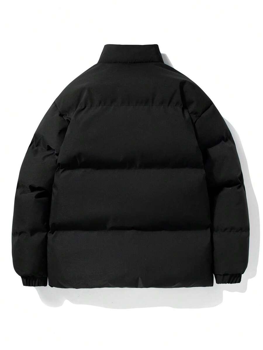 SHEIN CZARNA PUCHOWA KURTKA FUTERKO W01__166/170