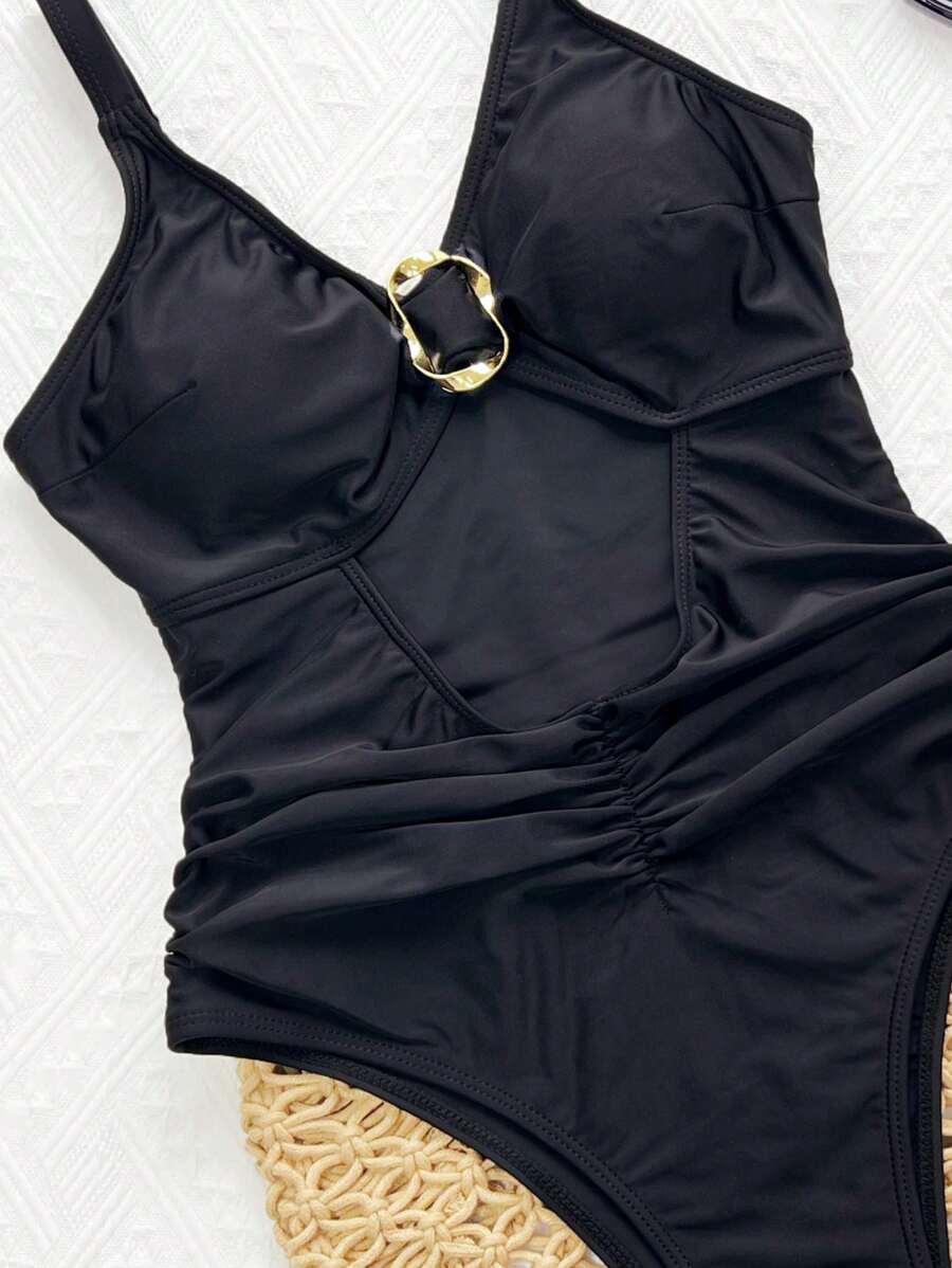 SHEIN JEDNOCZĘŚCIOWY STRÓJ KĄPIELOWY S09__S