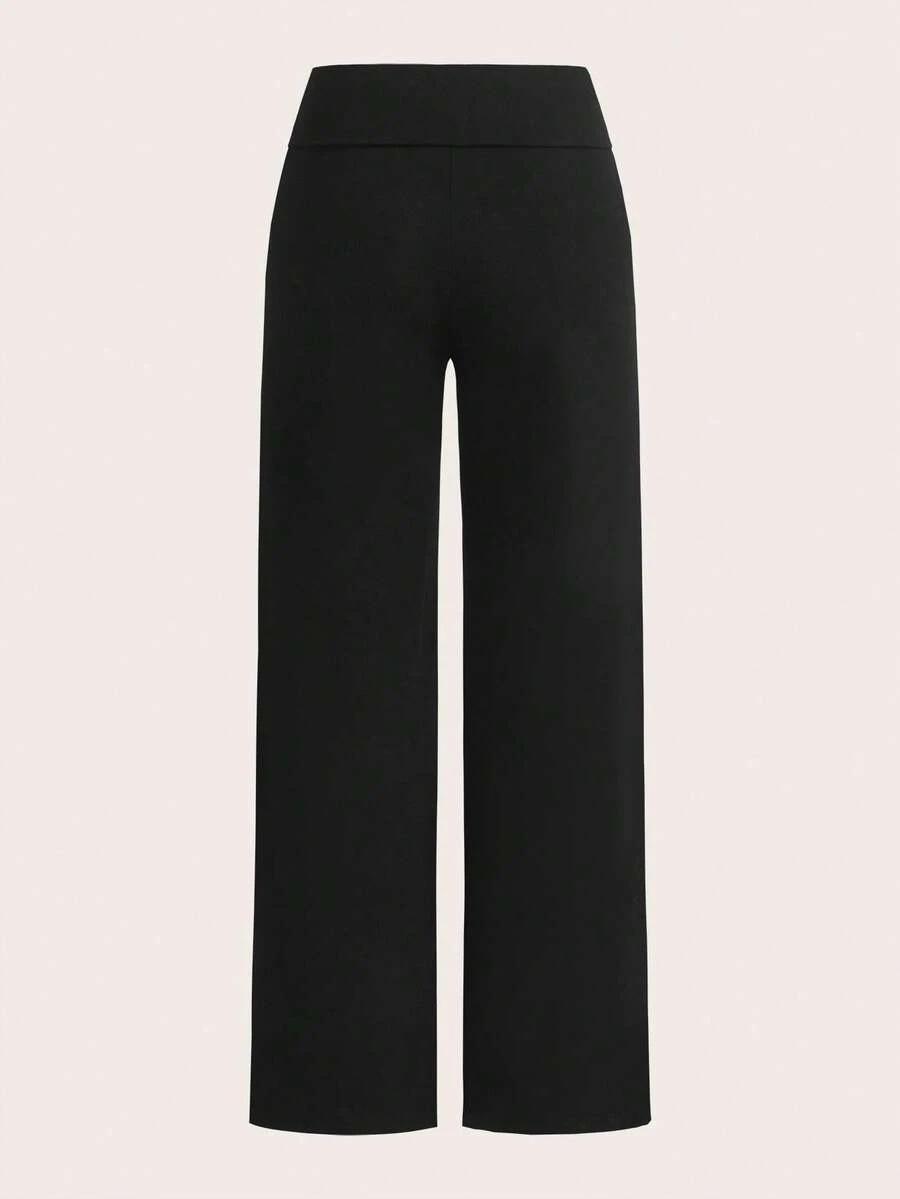 SHEIN CZARNE SPODNIE DRESOWE S06__L