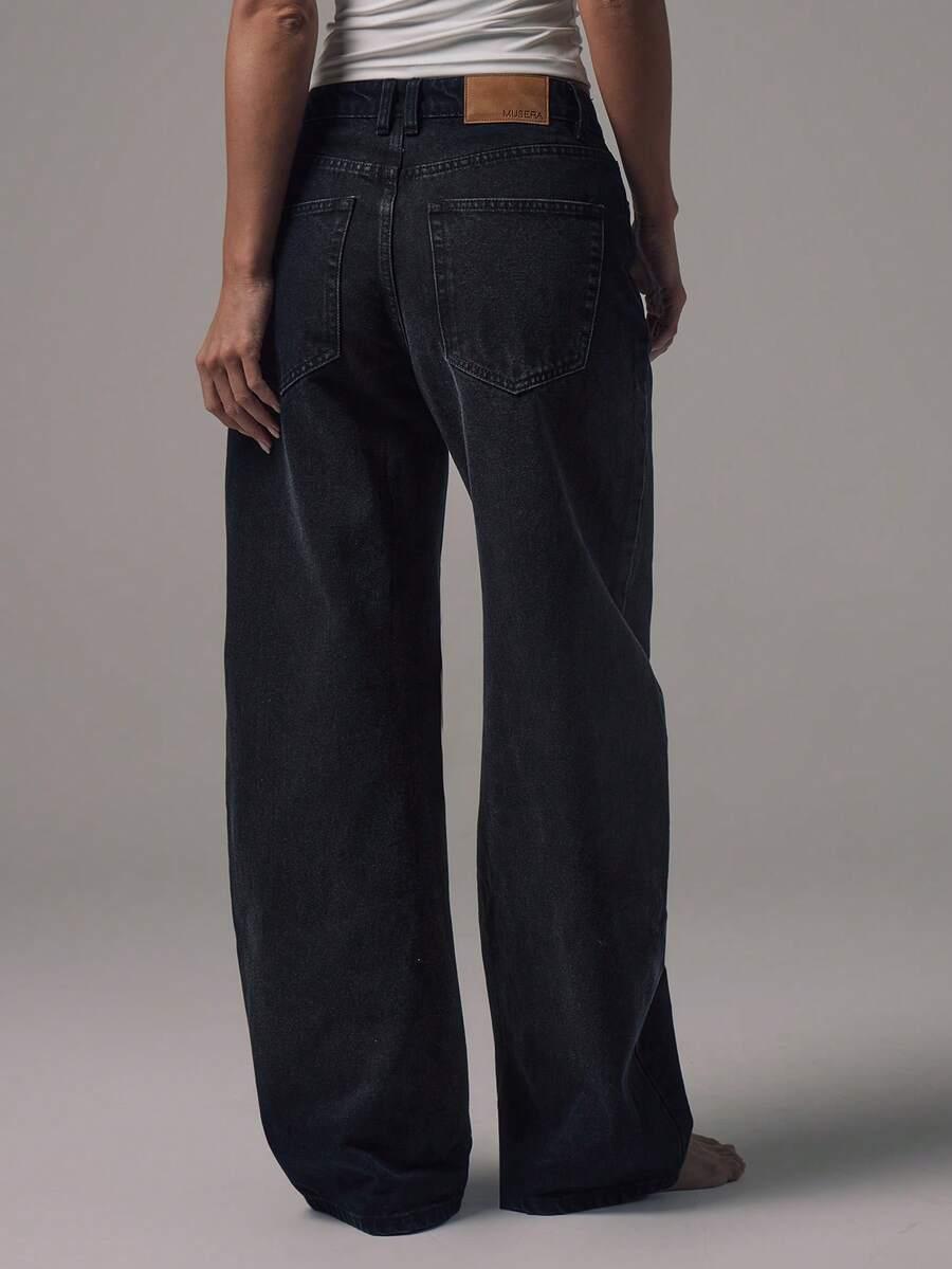 MUSERA LUŹNE SPODNIE JEANS KIESZENIE S06__W28/M