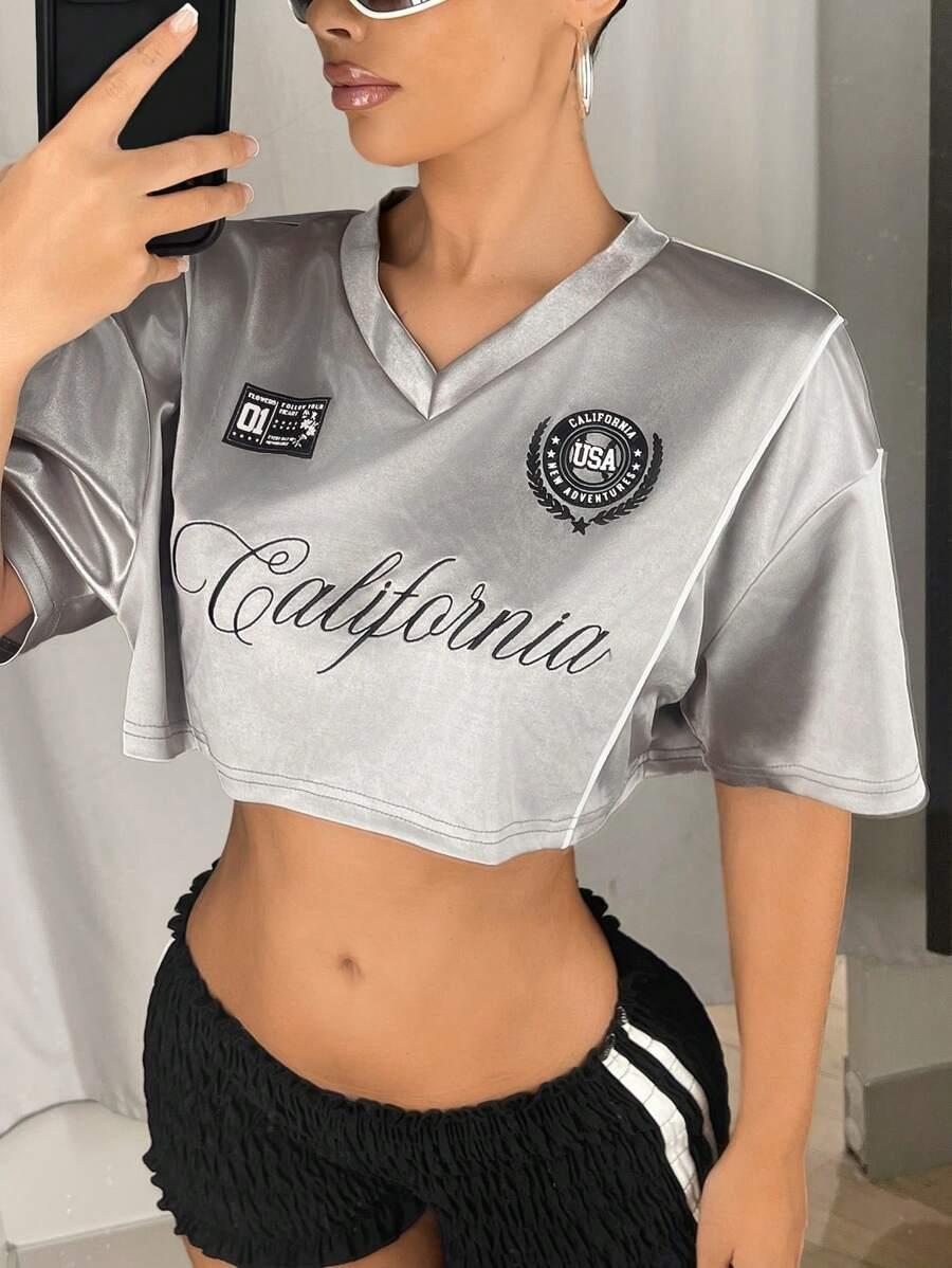 SHEIN TOP KRÓTKI RĘKAW