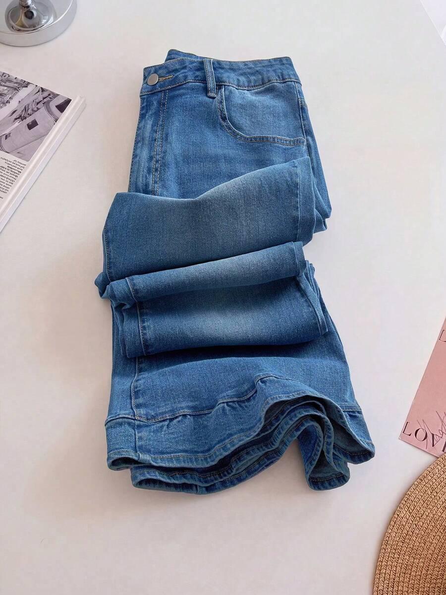 SHEIN SPODNIE JEANS WYSOKI STAN S09__48